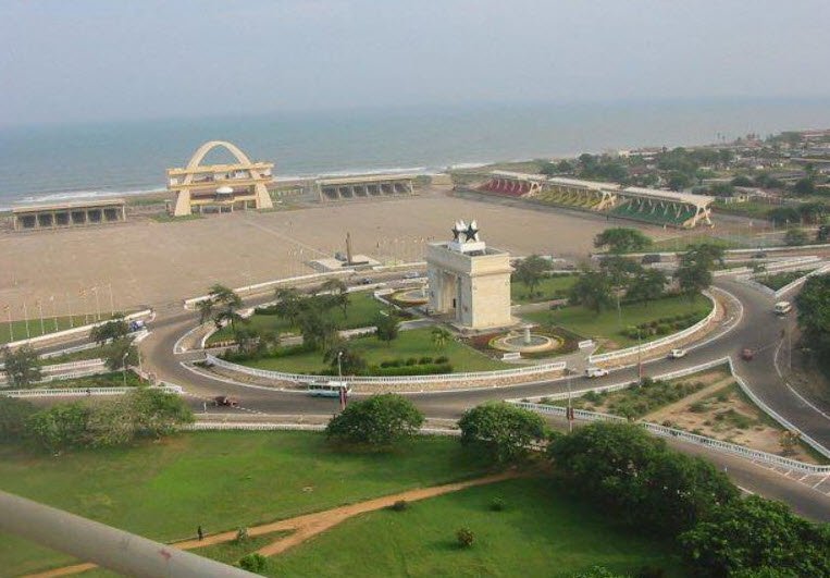 Independence Arch &amp; Black Star Square, Accra, Greater Accra Region, Ghana